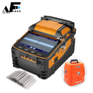 Awire Optical Fiber Cable Fusion Splicer AI-9 core alignment 6 motors for FTTH