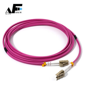 Awire Fiber Optic Fiber OM4 MM Patch cord duplex LC connector WPC84056 for FTTH