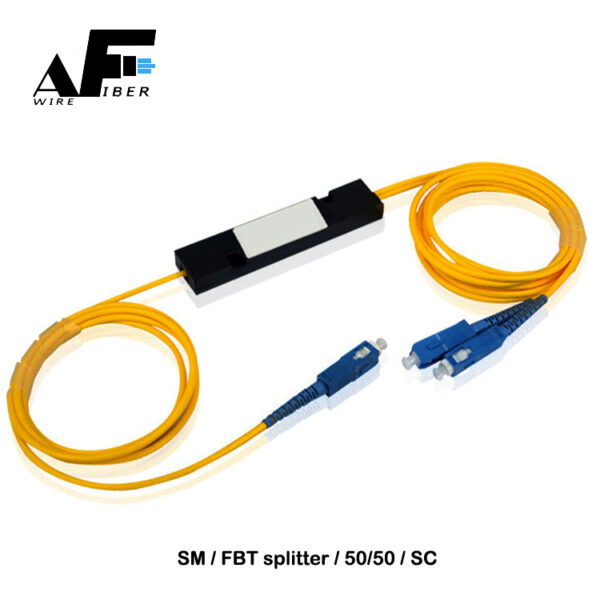 Awire Optical Fiber FBT coupler SM Splitter ABS box type WS840005 for FTTH