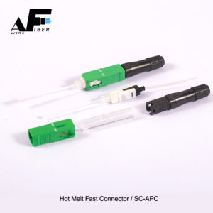 Awire Optical Fiber hot melt fast connector,adaptors attenuator SC-APC WFA870015 for FTTH