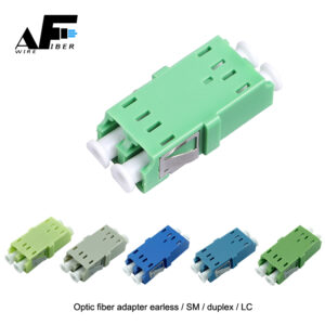 Awire Optical Fiber adapter earless SM duplex fast connector,attenuator WFA870018 LC-APC for FTTH