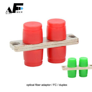 Awire Optical Fiber adaptor duplex FC connector red and green WFA870033 for FTTH