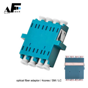 Awire Optical Fiber adaptor 4cores SM WFA870036 LC connector for FTTH