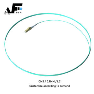 Awire Optic Fiber pigtail MM OM3 simplex 0.90MM LC connector WPT84066 for FTTH