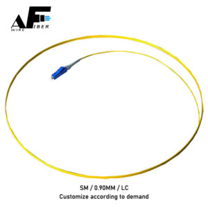 Awire Optic Fiber cable SM pigtail simplex 0.90MM LC connector WPT84067 for FTTH