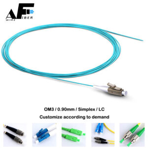 Awire Optic Fiber pigtail simplex OM3 MM 0.90mm SC connector WPT84070 for FTTH