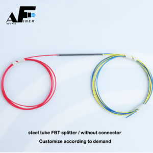 Awire Optical Fiber FBT Splitter steel tube without connector WS840019 for FTTH