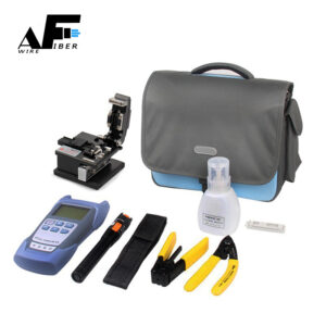 Awire Optical Fiber cable FTTH toolkit include power meter,VFL 5km and fiber cleaver WT830021 for FTTH