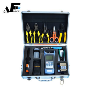 Awire Optical Fiber cable FTTH toolkit include power meter VFL and fiber cleaver FC-6S  WT840049 for FTTH