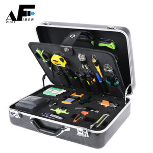 Awire Optical Fiber FTTH toolkit include VFL,kevlar,power meter and fiber cleaver WT840051 for FTTH