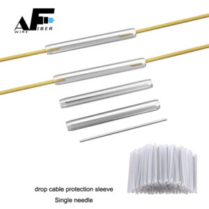 Awire Optical Fiber drop cable fusion splicing heat shrinkable single needle protection sleeve WT840053 for FTTH