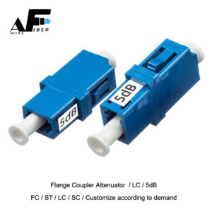 Awire Optical Fiber Flange coupler attenuator 5dB LC SC adaptor WFC890009 for FTTH