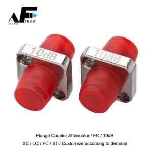 Awire Optical Fiber Flange coupler attenuator 10dB FC-UPC adaptor WFC890013 for FTTH