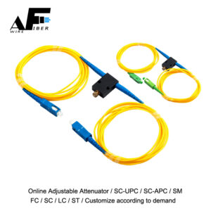 Awire Optical Fiber Online Adjustable attenuator Single Mode SC variable coupler WFC890015 for FTTH