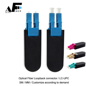 Awire Optical Fiber Circuitors Loopback connector Flange coupler SM MM WFC890034 LC-UPC for FTTH