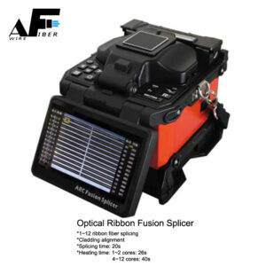 Awire Optical Ribbon Fiber Fusion Splicer cladding alignment1~12 fibers splicing AF950