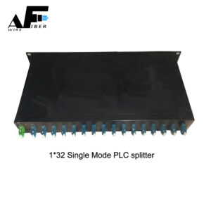 Awire Optical Fiber cable Rack mount type splitter PLC splitter 1*32 WF880002 for FTTH