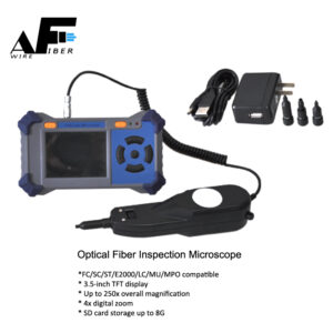 Awire Optical Handheld Fiber Optic Inspection Probe Microscope WT840109 for FTTH