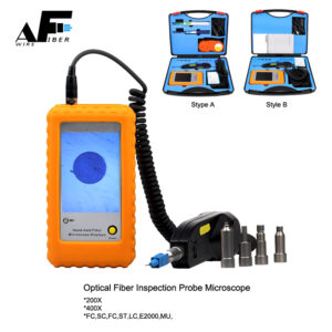 Awire Optical Handheld Fiber Optic Inspection Probe Microscope WT840111 for FTTH