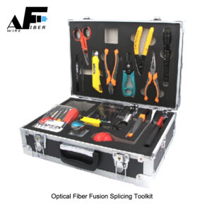 Awire Optical Fiber Fusion Splicing toolkit include fiber cable stripper WT840116 for FTTH