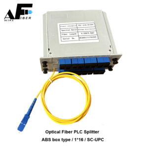 Awire Optical Fiber cable splitter ABS box coupler LGX type 1*16 SC UPC WS840043 for FTTH