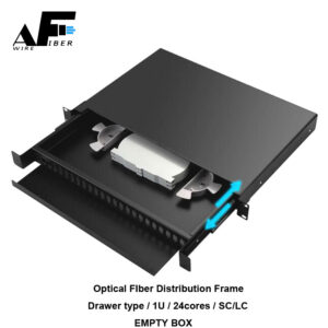 Awire Optical Fiber Distribution frame drawer type 24cores empty WF880030 for FTTH