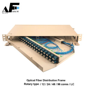 Awire Optical Fiber Cable Distribution frame Rotary type 24cores LC WS840048 for FTTH