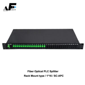 Awire Optical Fiber cable Rack mount type PLC splitter 1:8 or 1:16 WS840057 for FTTH