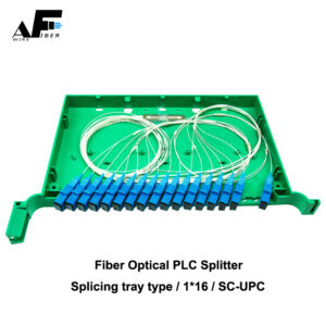 Awire Optical Fiber Splicing tary type PLC splitter 1:16 SCUPC WS840060 for FTTH