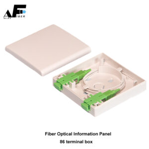 Awire Optical Fiber Cable Information Panel 86 type terminal box WF880012 for FTTH