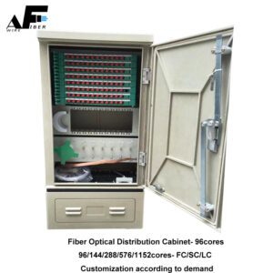 Awire Optical Fiber Cable SMC Distribution Cabinet full loaded FC 96cores WF880057 for FTTH