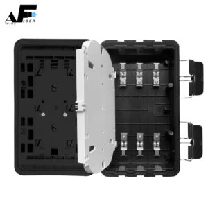 Awire Optical Fiber Cable Distribution Closure outdoor Joint Terminal Box 3 inlet 3 outlet 16 ports WF880065 for FTTH