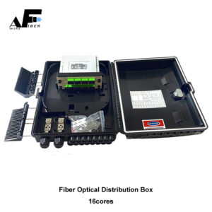 Awire Optical Fiber Cable ABS IP65 terminal FDB 16 core distribution box insert PLC splitter WF880082A for FTTH