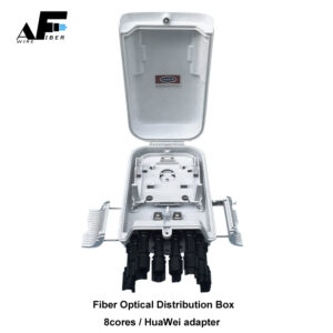 Awire Optical Fiber Cable Distribution Closure outdoor Joint Terminal Box HUAWEI connector 8 ports WF880086 for FTTH