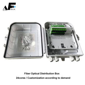 Awire Optical Fiber Cable ABS terminal FDB 16 core distribution box insert PLC splitter WF880092 for FTTH