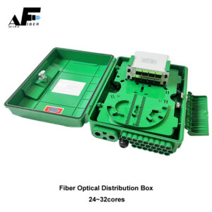 Awire Optical Fiber Cable Distribution Terminal Box insertion PLC Splitter 32 ports FDB WF880095 for FTTH