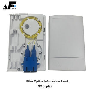 Awire Optical Fiber Cable Information Panel terminal box SC duplex WF880111 for FTTH